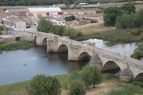 Roman Bridge Ciudad Rodrigo Σαλαμάνκα Ισπανία — Φωτογραφία Αρχείου