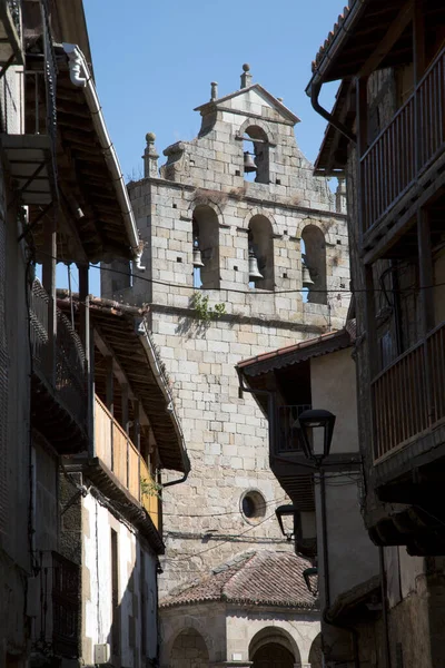 Church Tower San Martin Del Castanar Salamanca Spain — 图库照片