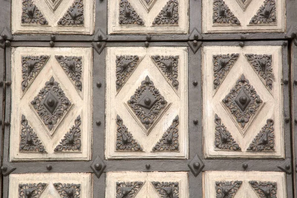 Esteban Church Door Salamanca Espanha — Fotografia de Stock