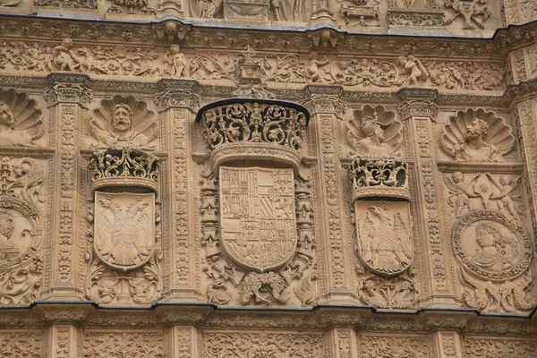 Closeup Salamanca University Spain — 스톡 사진