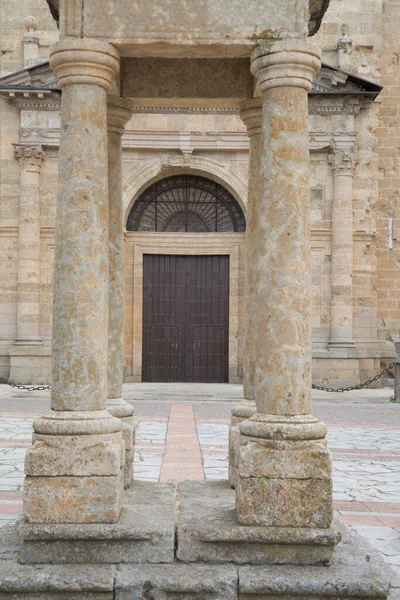大聖堂入口 シウダー ロドリゴ サラマンカ スペイン — ストック写真