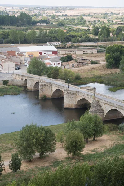 Puente Romano Puente Agueda Ciudad Rodrigo Salamanca España —  Fotos de Stock