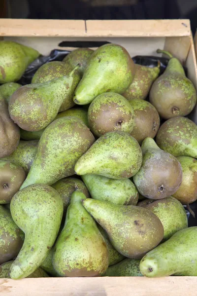 Green Pears Market Stall — Fotografia de Stock