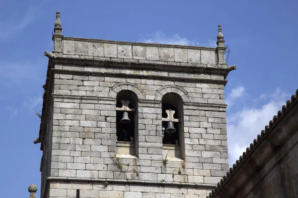 Torre Della Chiesa Parrocchiale Villaggio Alberca Salamanca Spagna — Foto Stock