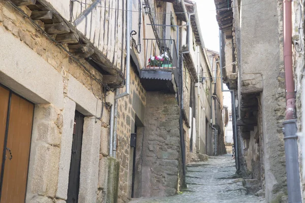 Street Scene Miranda Castanar Village Salamanca Spanien — Stockfoto