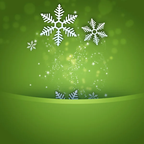 Helle stilvolle Weihnachten Hintergrund mit Schneeflocke und Copyspace — Stockfoto