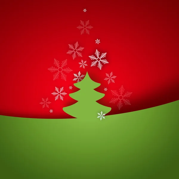 Karácsonyfa Applied világos háttér — Stock Fotó