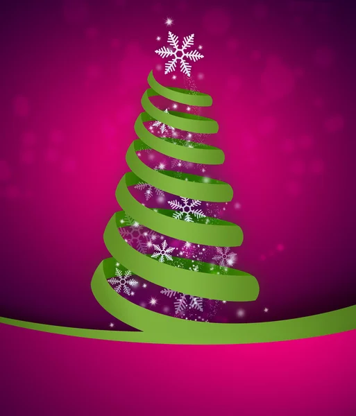 Papel roto en forma de árbol de Navidad. Navidad moderna espalda — Foto de Stock