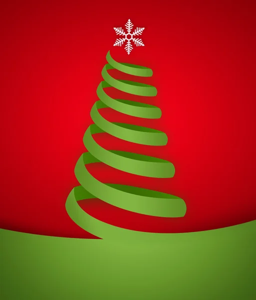 Papel roto en forma de árbol de Navidad. Navidad moderna espalda —  Fotos de Stock
