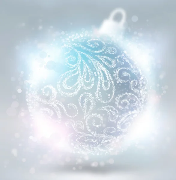 Abstract christmas decoration with beautiful ornament background — Stock Photo, Image