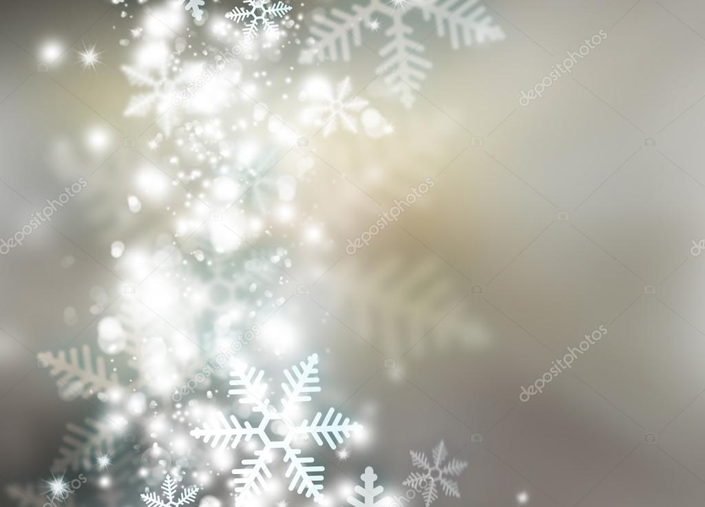 Abstract snowflakes background for winter and christmas theme