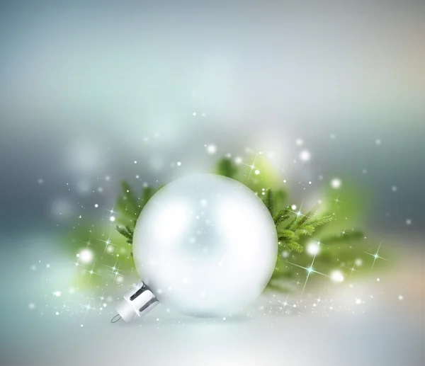 Christmas balls on abstract background — Stock Photo, Image