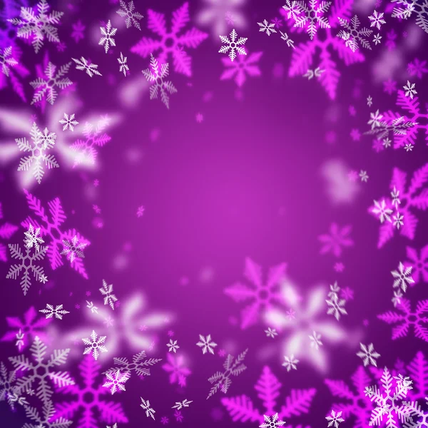 Hermoso copo de nieve abstracto Fondo de Navidad —  Fotos de Stock