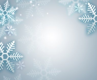 güzel kar mavi Noel arka plan ile boşaltmak
