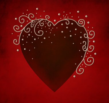 Sevgililer günü tebrik kartı şablonu