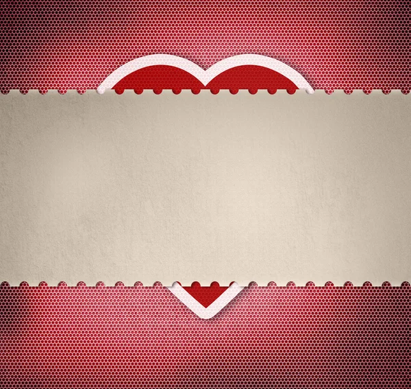 Valentine's day greeting card template — Stock Photo, Image