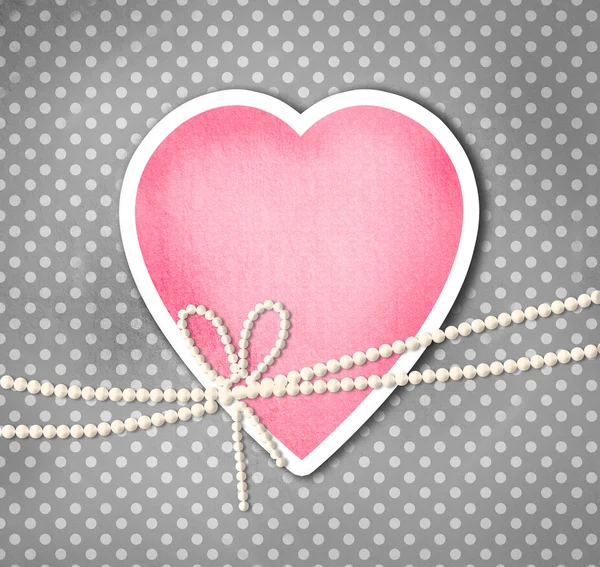 Aftelkalender voor Valentijnsdag wenskaartsjabloon — Stockfoto
