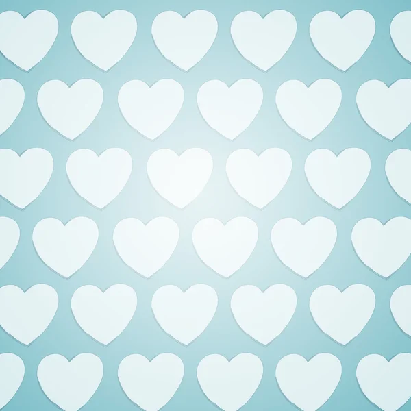Fondo de San Valentín: adorno corazones — Foto de Stock