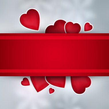 Valentines background with copyspace clipart