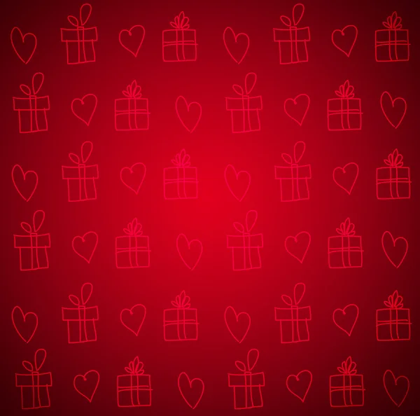 Valentines day wrapping paper textured background — Stock Photo, Image