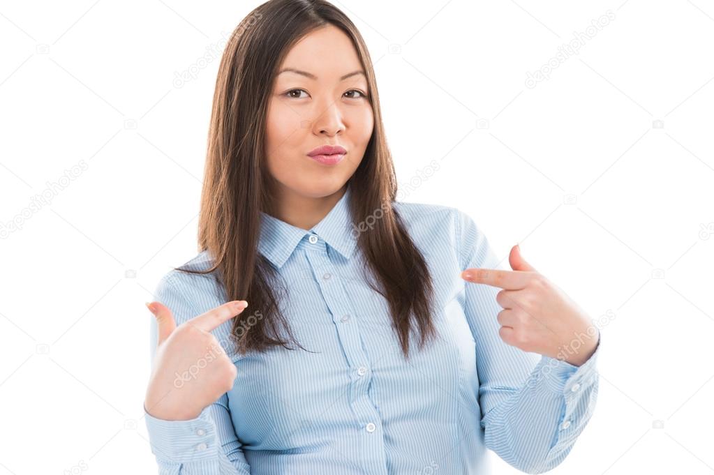 Portrait of attractive asian business woman