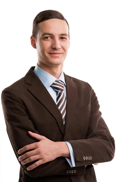 Portrait of handsome young business man — Stock Photo, Image