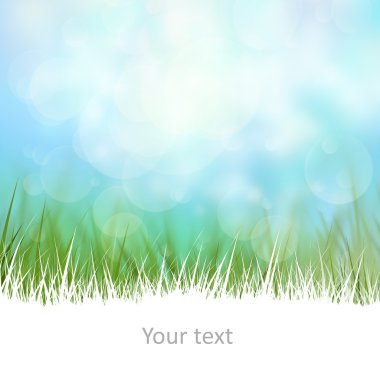 doğal bahar ve yaz arka seçici odak ve co