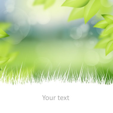 doğal bahar ve yaz arka seçici odak ve co