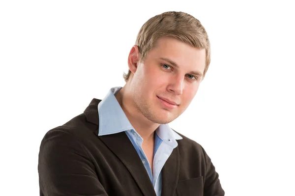 A young executive looking at camera confidently — Stock Photo, Image