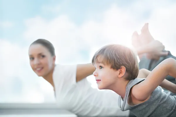 Healthy family — Stock Photo, Image