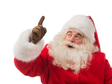mutlu Noel Baba portresi