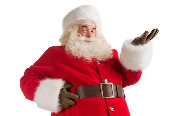 Porträt des glücklichen Weihnachtsmannes — Stockfoto