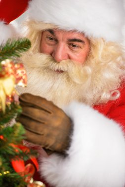 gerçek Noel Baba Noel ağacı süsleme