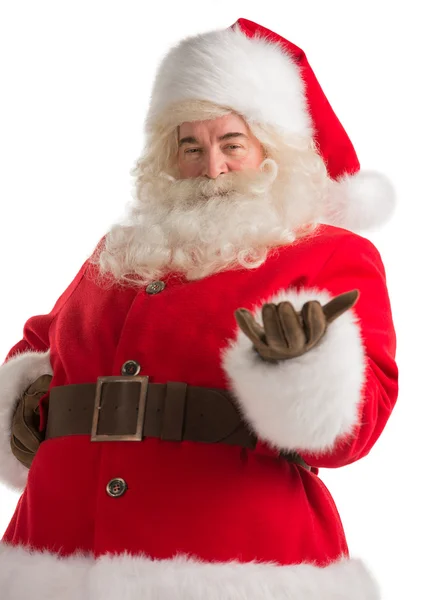 Дед Мороз жестикулирует рукой — стоковое фото