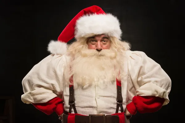 Gloomy Santa Claus retrato — Foto de Stock