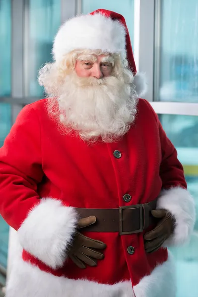 Père Noël à l'aéroport — Photo