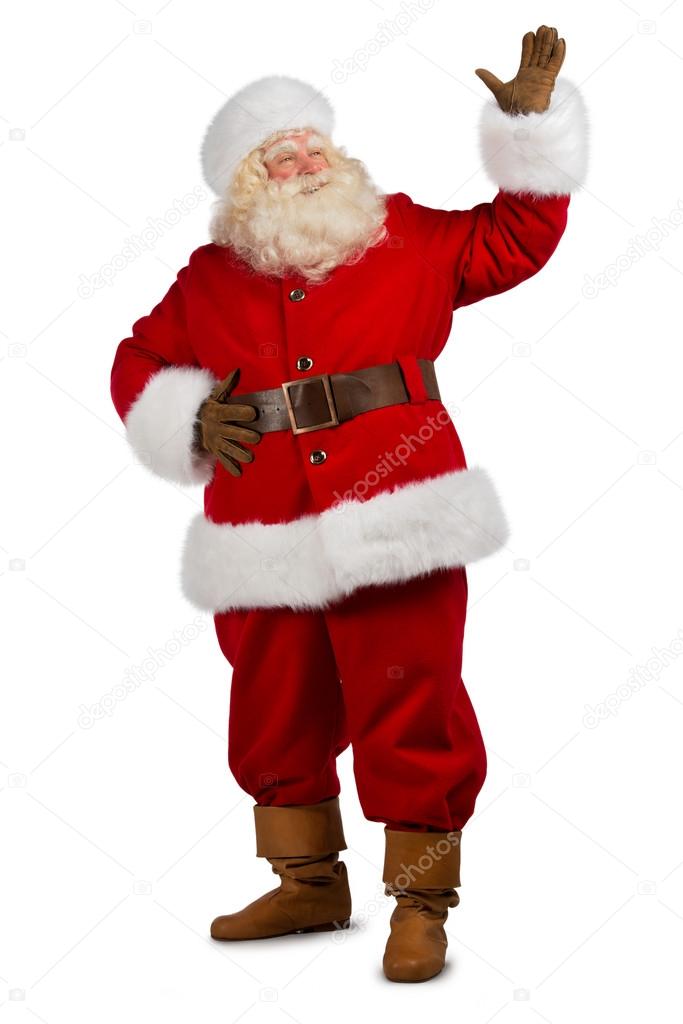 Santa Claus Presenting something