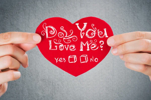 ¿Tú me amas? Fondo del día de San Valentín . —  Fotos de Stock