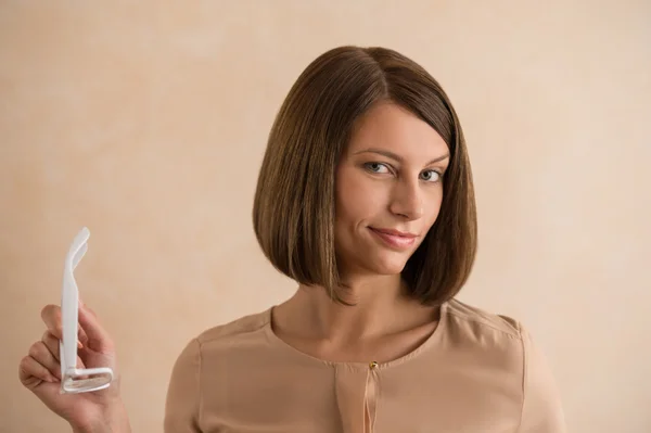 Woman with glasses — Stock Photo, Image