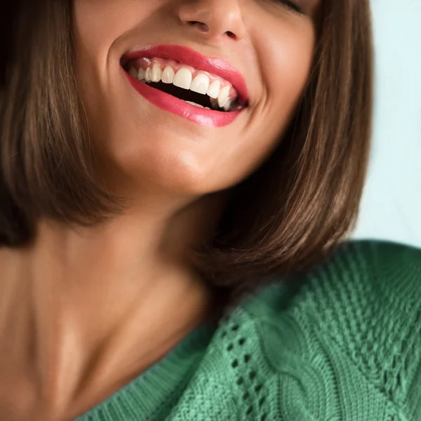 Woman's perfect smile. — Stock Photo, Image