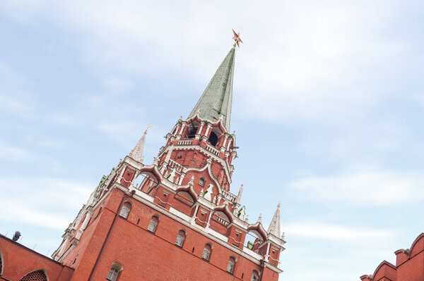 Moscow Kremlin tower, Red Square, Moscow, Russia