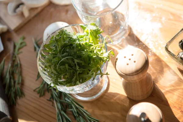 Arugula salad — Stock Photo, Image