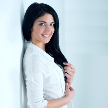 güzel yaz iş kadını ofiste