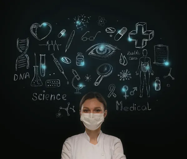 Geneeskunde arts medische symbolen — Stockfoto
