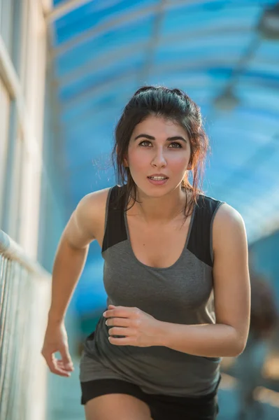 Healthy lifestyle woman running — Stock Photo, Image