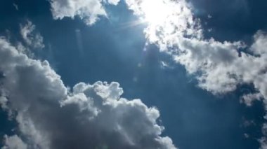 Güneş, gökyüzü ve bulutlar zaman atlamalı 2