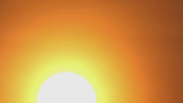 Sun in haze — Stock Video