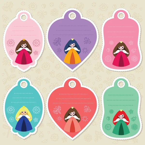şirin Prenses hediye etiketleri