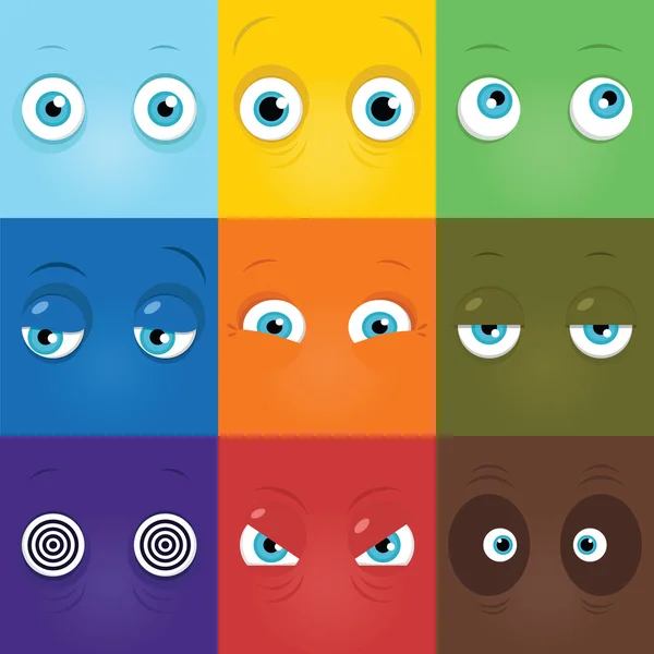 Ojos de monstruo Ilustraciones de stock libres de derechos