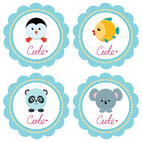 Carino baby card — Vettoriale Stock